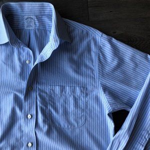 Brooks Brothers | Blue Striped Button Down Shirt